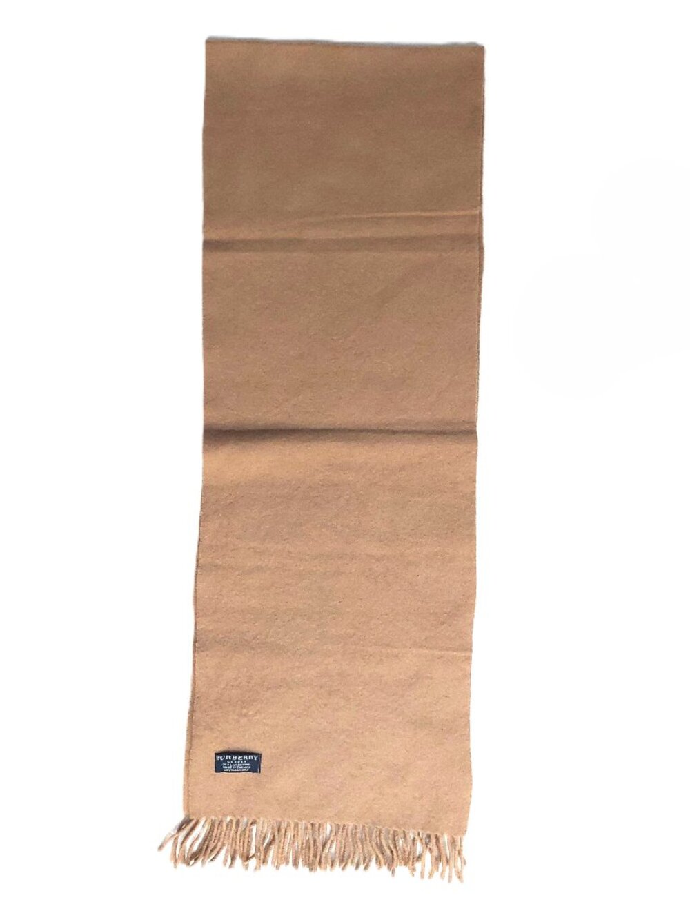 Burberry Luxury Designer Vintage Tan Scarf Scarves